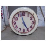 Large Art Deco Hanging Clock