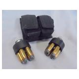 Pair of #10 HKS speed loaders w/ nylon case