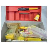 Stack-on box w/misc electrical connectors