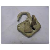 AT & SF railroad lock w/key
