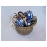 Spitoon Full of Locks & Keys