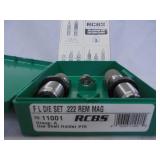 RCBS fl die set  .222 REM MAG