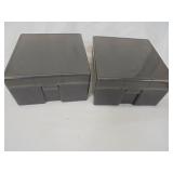 Lot of 2 ammo boxes