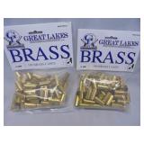 Lot of 2 Great Lakes 10mm brass cases (200 total)