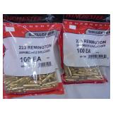 Lot of 2 Winchester 223 REM brass (200 total)