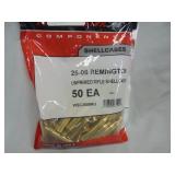 Winchester 25-06 REM brass  (50ct)