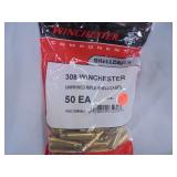 Winchester 308 WIN brass  (50 ct)