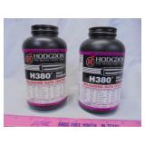 Lot of 2 Hodgdon H380 rifle powder