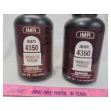 Lot of 2, IMR 4350 smokeless powder