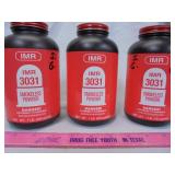 Lot of 3, IMR 3031 smokeless powder