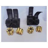 Lot of 4 speedloaders w cases