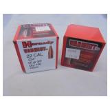 Lot of 2, Hornaday Varmint 22cal, .224" 50gr 100ct