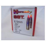 Hornaday SST, 6.5mm, .264", 123gr, 100ct
