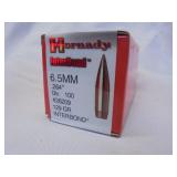 Hornaday Interbond, 6.5mm, .264", 129gr, 100ct