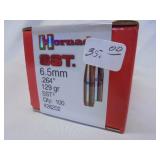 Hornaday SST, 6.5mm, .264", 129gr, 100ct