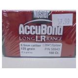 Nosler Accubond, 6.5mm, .264 Spitzer, 129gr, 100ct