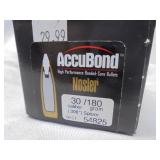 Nosler Accubond, 30cal, .308 Spitz, 180gr, 50ct