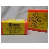 Lot of 2 Berger Bullets VLD, 6.5mm, 130gr, 100ct