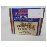 Barnes Tipped TSX, 25cal, 100gr