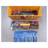 Tool box loaded down with tools