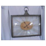 Hanging Metal Clock Decor