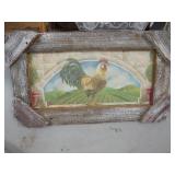 Rustic Chicken Wall Hanging