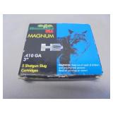 Brenneke 410g, 3", shotgun slugs.  5ct