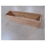 Wooden box, (11 1/2" x 45")