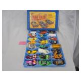 Vintage Die cast cars in case
