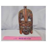 Carved wood mask