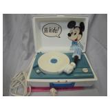 Vintage Sears Mickey Mouse record player