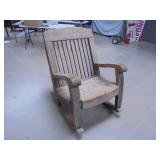 Oversized Wooden Chair