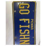 Pennsylvania License Plate Go Fish N