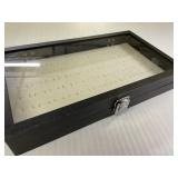 Ring Case w/Glass Lid holds 72 rings