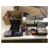 Banana Box of VCR Tapes, 8 track tapes&Cassettes