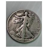 1945D Walking Liberty Silver Half Dollar
