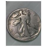 1940 Walking Liberty Silver Half Dollar