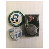 I love cookies, 1 heart tin, 1 candycan spice ball