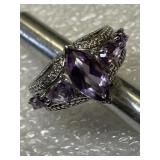 Ring Marked 925 STS Size 6 3/4