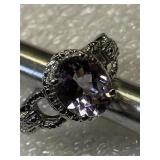 Ring Marked 925 STS Size 6 3/4