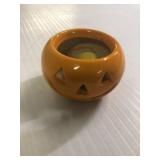 Pumpkin Candle Holder w/candle