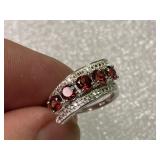 Ring Marked 925 STS Size 7 3/4