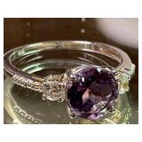 Ring Marked 925 STS Size 7 3/4