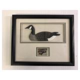 1997 Unsigned Ducks Unlimited Stamp & Goose