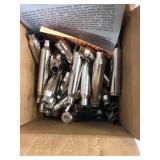 100 7mm Rem Mag nickel plated brass new