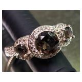 Ring Marked 925 STS Size 8 3/4