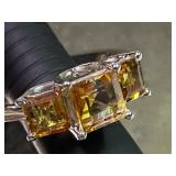 Ring Marked 925 STS Size 8 3/4