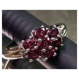 Ring Marked 925 STS Size 8 3/4