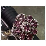 Ring Marked 925 STS Size 8 3/4