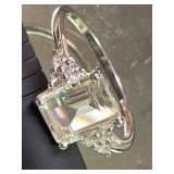 Ring Marked 925 STS Size 8 3/4